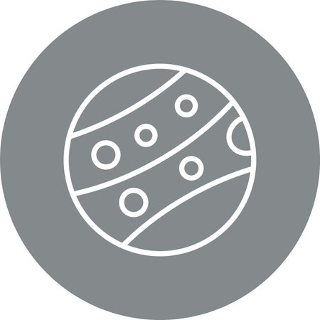 Mars Multi Color Circle Iconのイラスト素材