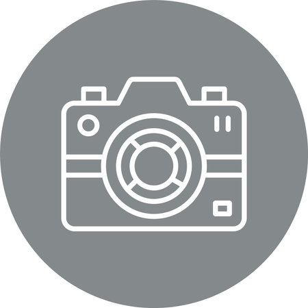 Camera Multi Color Circle Icon