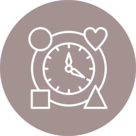 Lifestyle Multi Color Circle Icon