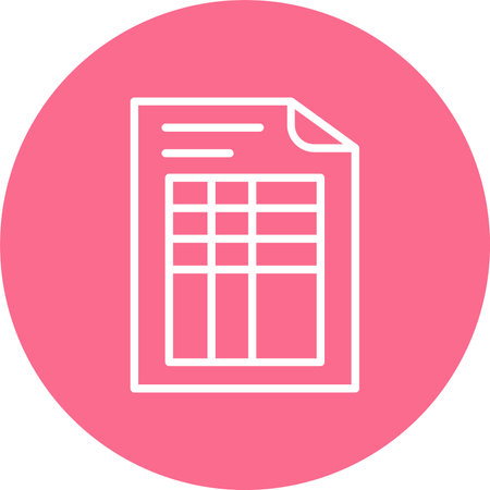 Data Multi Color Circle Icon