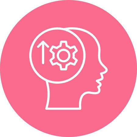 Productive Multi Color Circle Iconのイラスト素材