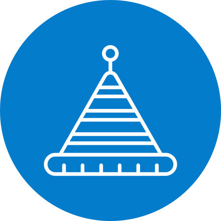 Cone Multi Color Circle Iconのイラスト素材