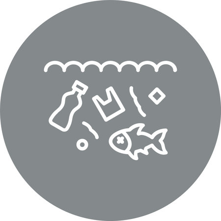 Ocean Multi Color Circle Icon