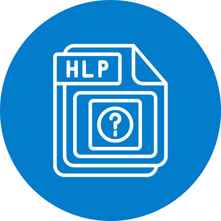 HLP Multi Color Circle Iconのイラスト素材