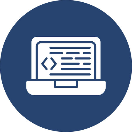 Programming Glyph Multi Color Circleのイラスト素材