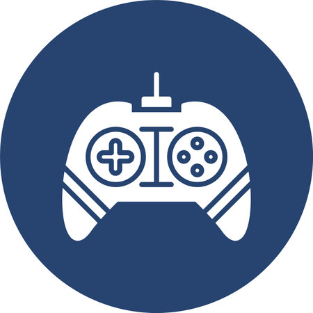 Gamepad Glyph Multi Color Circle