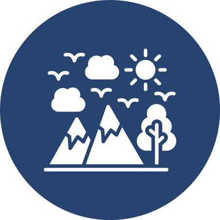 Sky Glyph Multi Color Circle