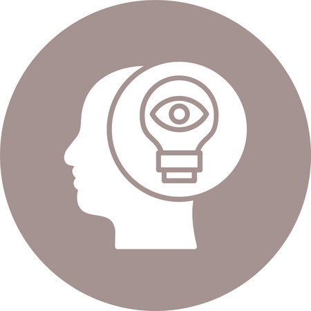 Visionary Glyph Multi Color Circleのイラスト素材