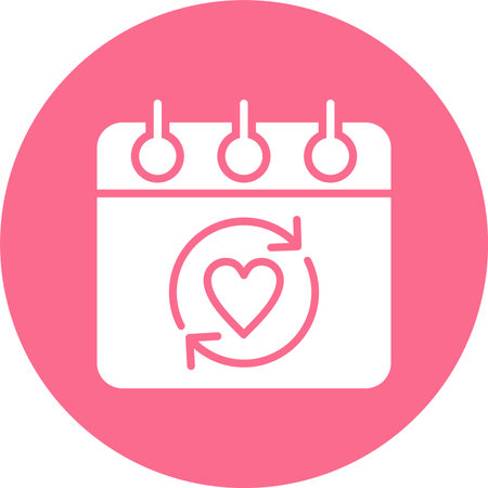 Sync Glyph Multi Color Circleのイラスト素材