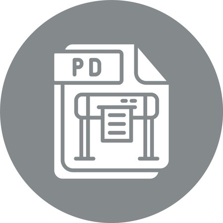 PD Glyph Multi Color Circle