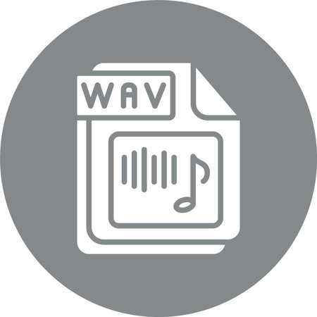 WAV Glyph Multi Color Circle