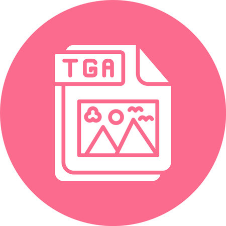 TGA Glyph Multi Color Circle