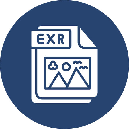EXR Glyph Multi Color Circle
