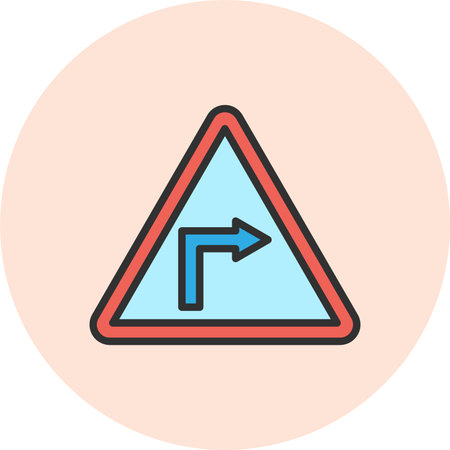 Arrow Line Filled Circleのイラスト素材