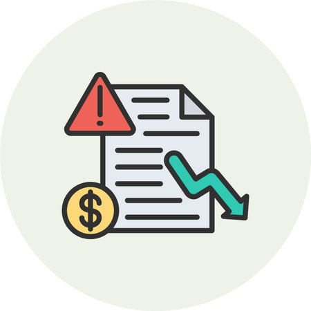 Document Line Filled Circleのイラスト素材