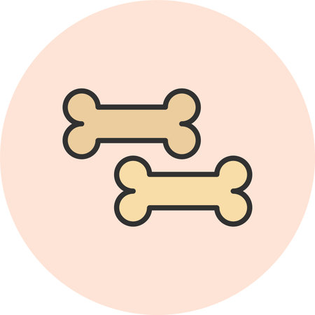 Treats Line Filled Circle