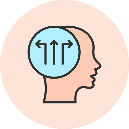 Opportunity Line Filled Circleのイラスト素材