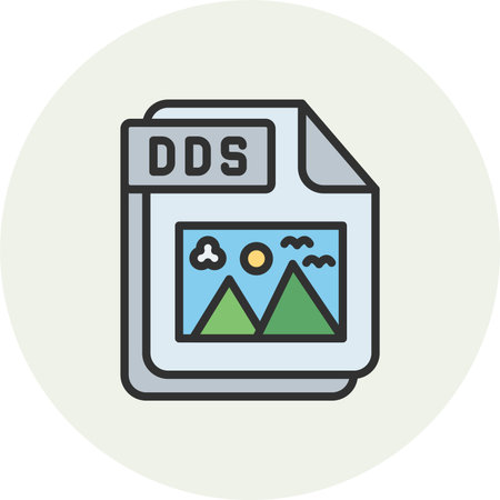 DDS Line Filled Circle
