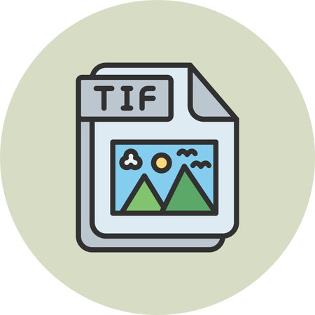 TIF Line Filled Circle
