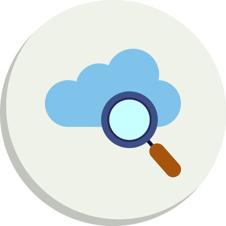 Search  Flat Circle Icon Designのイラスト素材