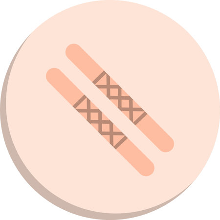 Stick  Flat Circle Icon Designのイラスト素材