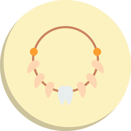Jewelry  Flat Circle Icon Designのイラスト素材