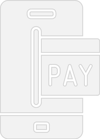 Payment Method Glyph Grey Icon Designのイラスト素材