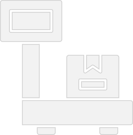 Weight Scale Glyph Grey Icon Designのイラスト素材