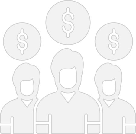 Leadership Glyph Grey Icon Designのイラスト素材