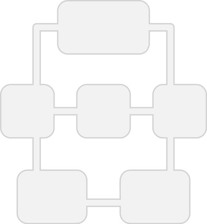 Hierarchy Glyph Grey Icon Designのイラスト素材