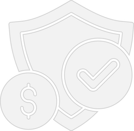 Investment Insurance Glyph Grey Icon Designのイラスト素材