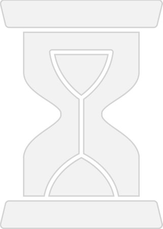 Hourglass Glyph Grey Icon Designのイラスト素材