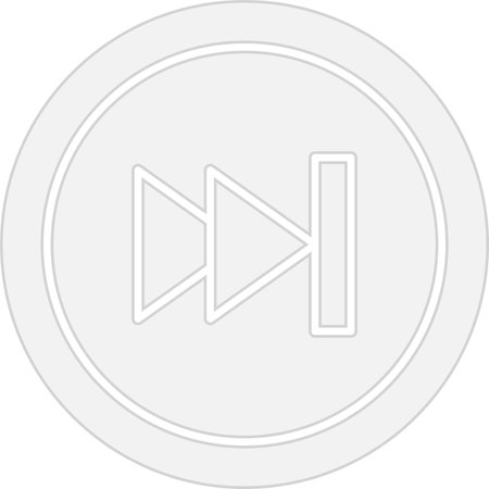 Fast Forward Glyph Grey Icon Designのイラスト素材