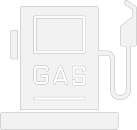 Gas Station Glyph Grey Icon Designのイラスト素材