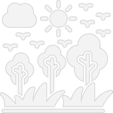 Jungle Glyph Grey Icon Designのイラスト素材