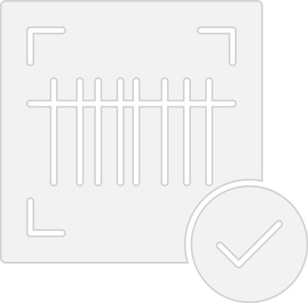 Barcode Glyph Grey Icon Designのイラスト素材