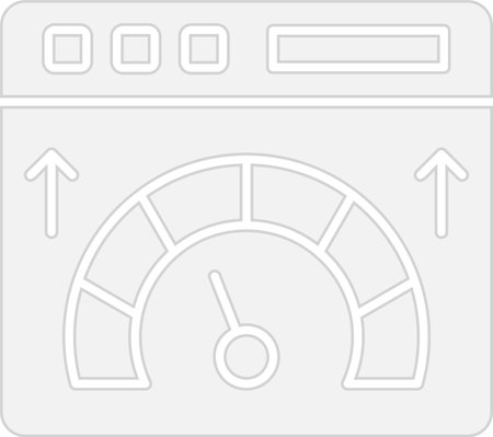 Web Speed Glyph Grey Icon Designのイラスト素材
