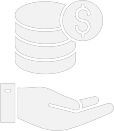 Contributor Glyph Grey Icon Designのイラスト素材