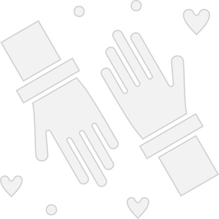Friendship Glyph Grey Icon Designのイラスト素材