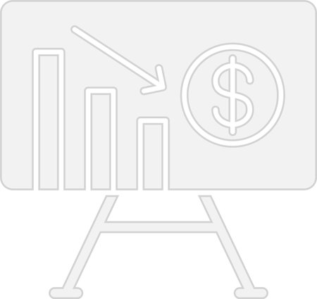 Presentation Glyph Grey Icon Designのイラスト素材