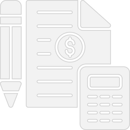 Accounting Glyph Grey Icon Designのイラスト素材