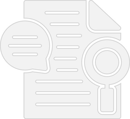 Review Glyph Grey Icon Designのイラスト素材