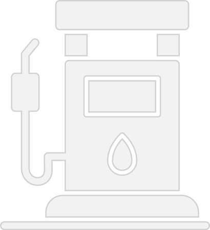 Fuel Glyph Grey Icon Designのイラスト素材