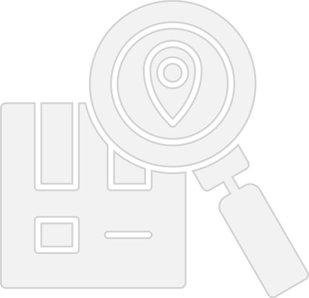 Tracking Glyph Grey Icon Designのイラスト素材