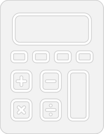 Calculator Glyph Grey Icon Designのイラスト素材