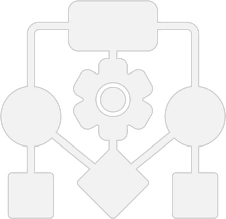 Flowchart Glyph Grey Icon Designのイラスト素材