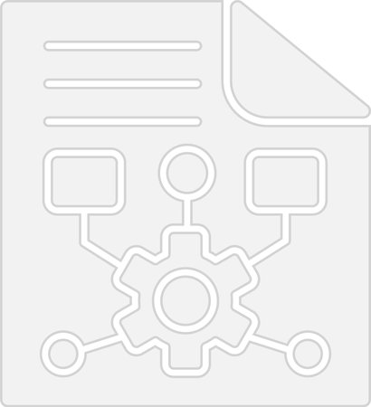 Document Glyph Grey Icon Designのイラスト素材