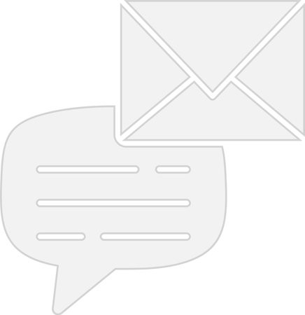 Mail Glyph Grey Icon Designのイラスト素材