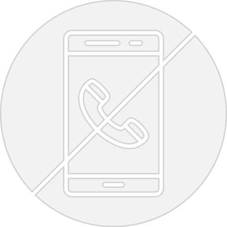 No Phone Glyph Grey Icon Designのイラスト素材