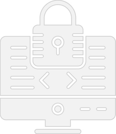 Lockout Glyph Grey Icon Designのイラスト素材